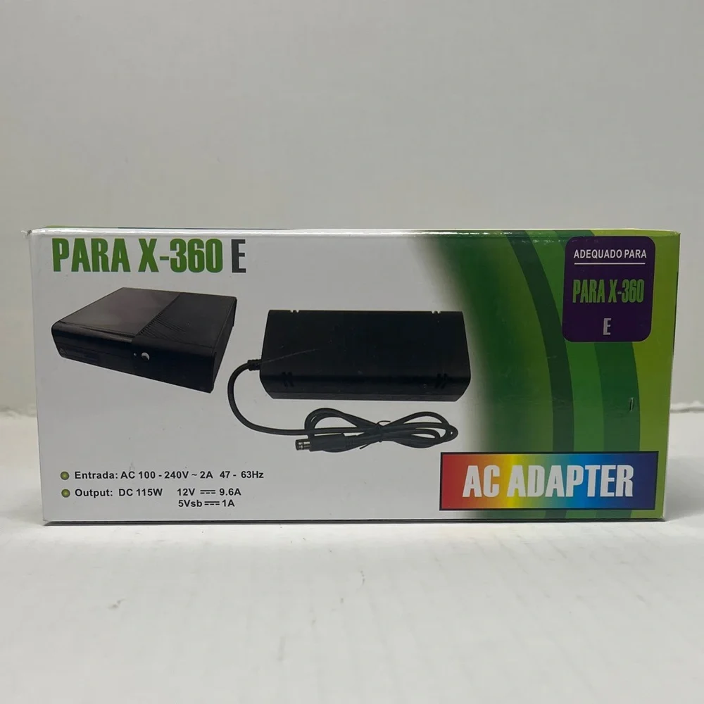 Black AC Adapter for X-360 E